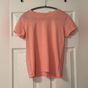 J Crew Pink Girlfriend Tee Shirt Size S EUC